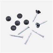 DEN BRAVEN Kovový hřebík s těsnicí zátkou pro nopové fólie 3,5*40mm